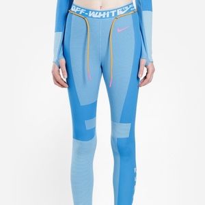Off white blue leggings Clearance